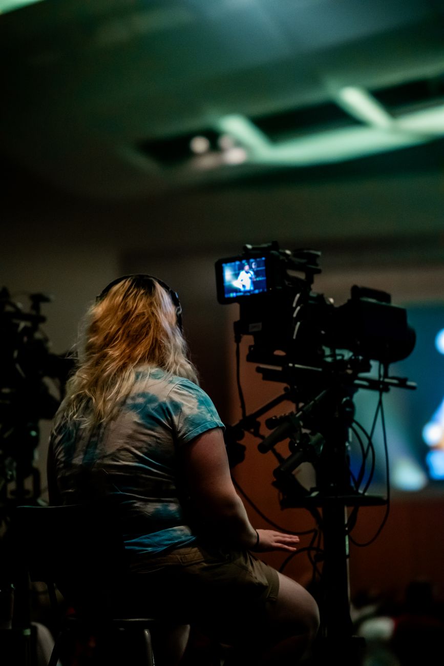 Helius professional lighting arrays and crew setup